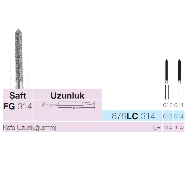 Sunshine 879L Sentetik Elmas Frez 2