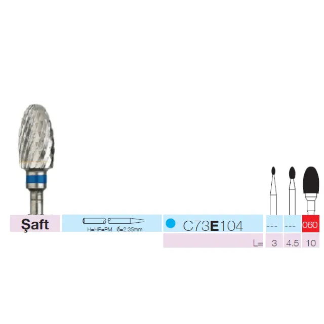 Sunshine C73E Sentetik Elmas Frez	 2