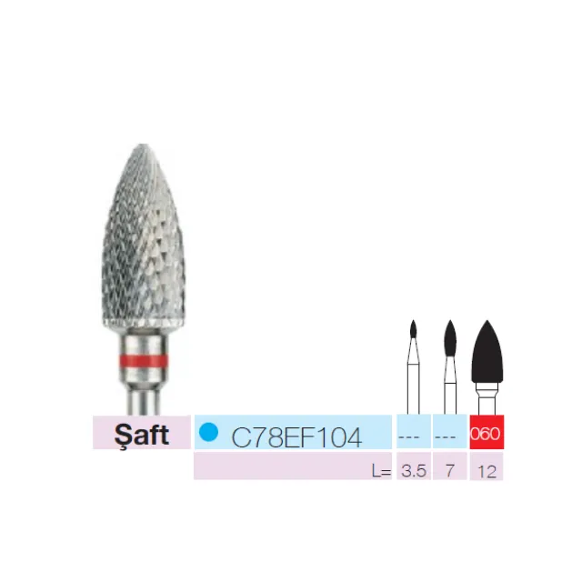 Sunshine C78EF Sentetik Elmas Frez	 2