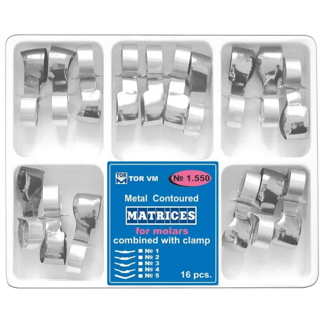 Tor VM Metal Konturlu Matrix (Molar, Klemp'li) No:1.550 photo