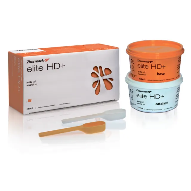 Zhermack Elite HD+ Putty Soft Fast Set Standart Paket 2x 250 ml photo