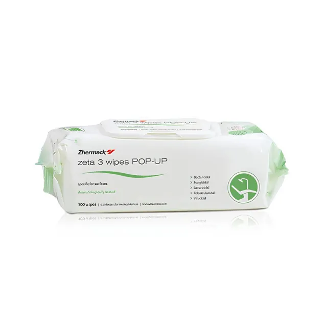 Zhermack Zeta 3 Wipes Pop-Up Dezenfektan Mendil photo